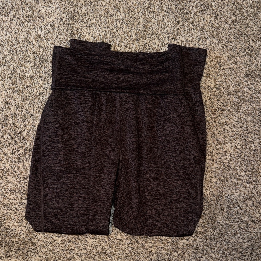 Aerie Offline Heathered Grey & Pink Joggers